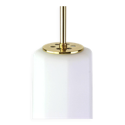 Opaline Glass Pendant by Limburg, Germany, 1970s