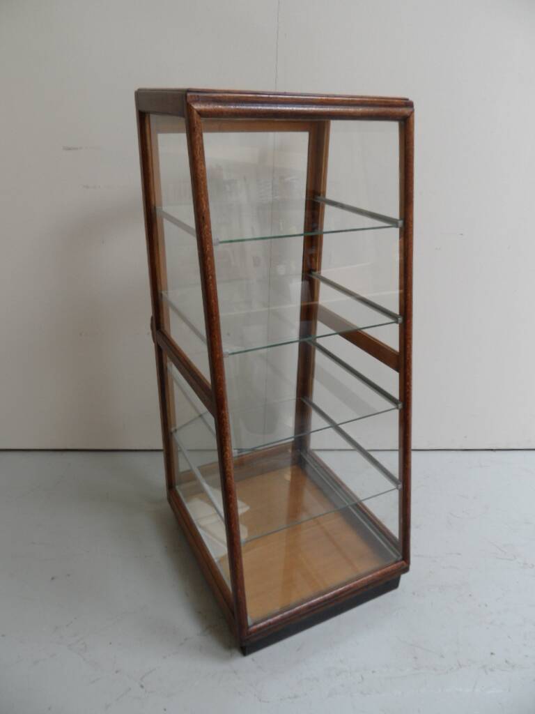 Antique bakery display cabinet