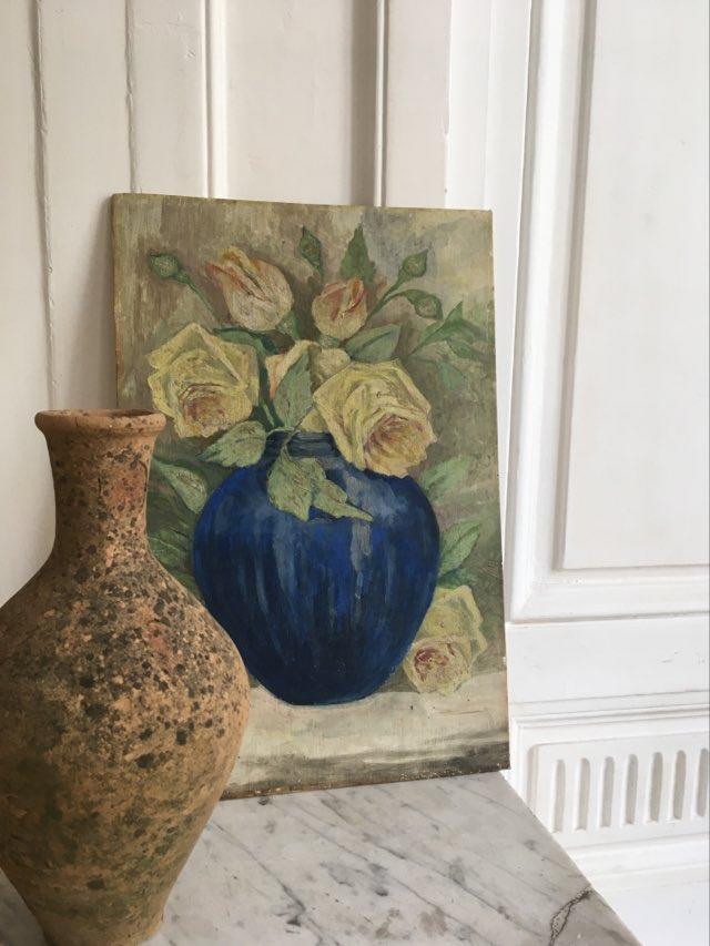 Painting oil still life