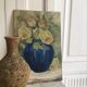 Peinture huile nature morte