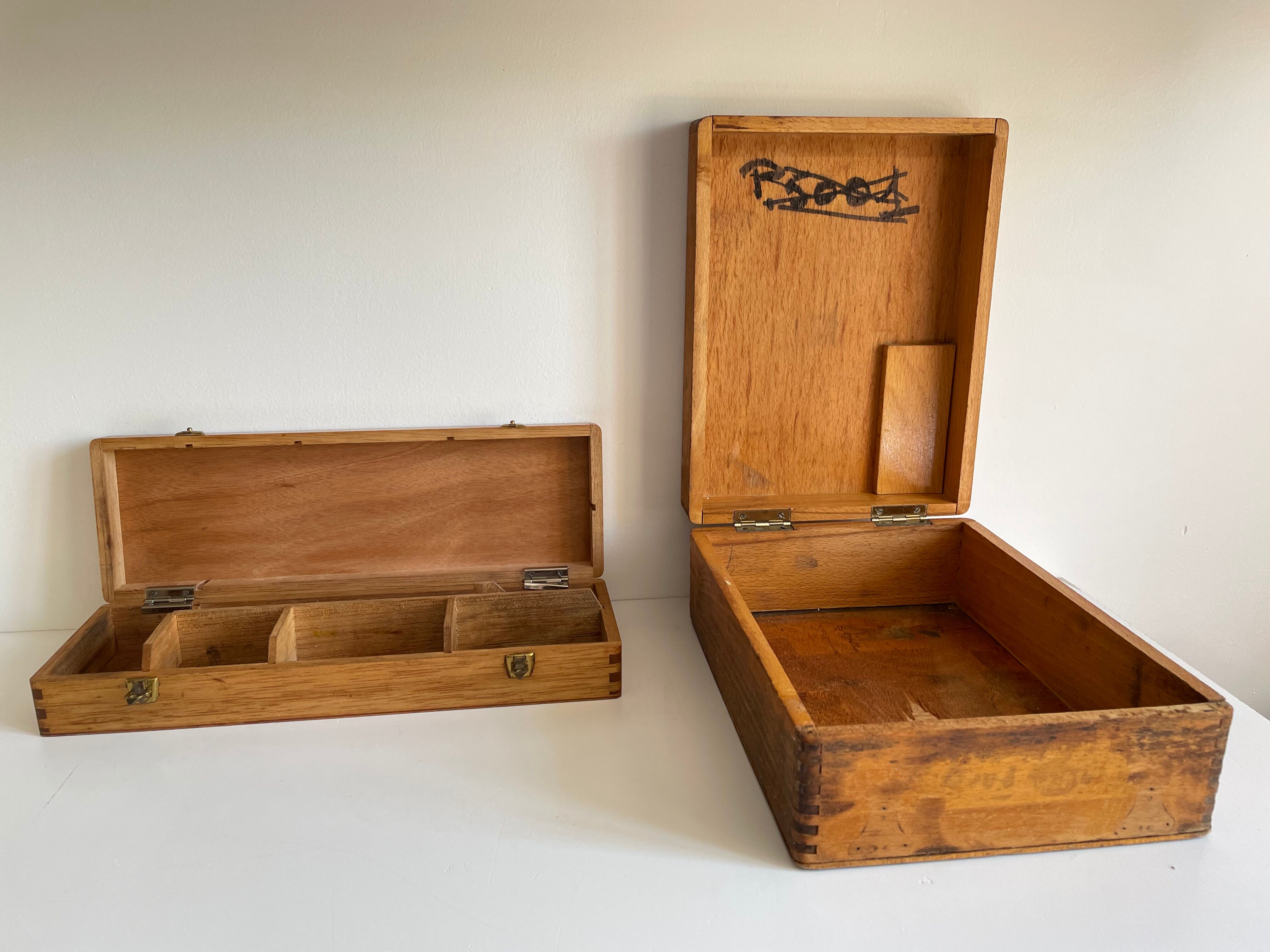 2 boxes in roch wood