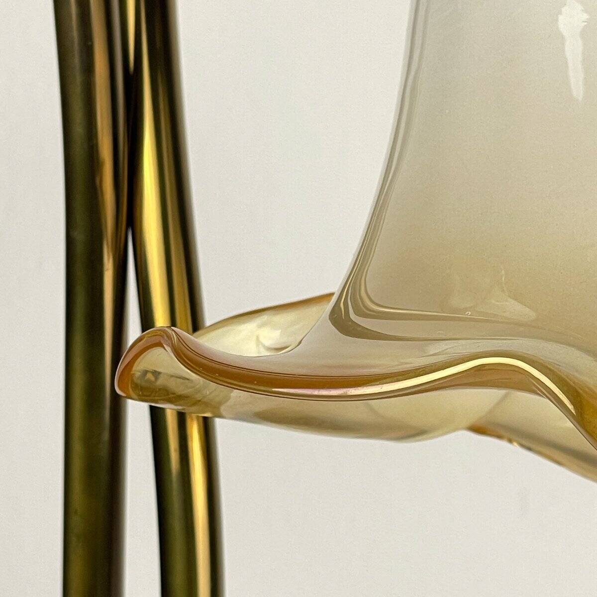 Vintage Murano Lys table lamp, Italy, 1970s