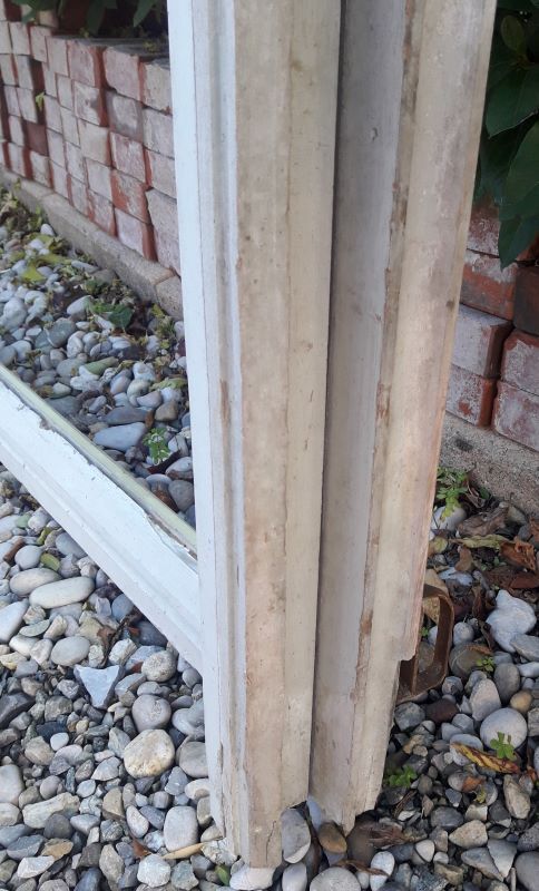 Wooden canopy 3 windows with bellows and abbatant