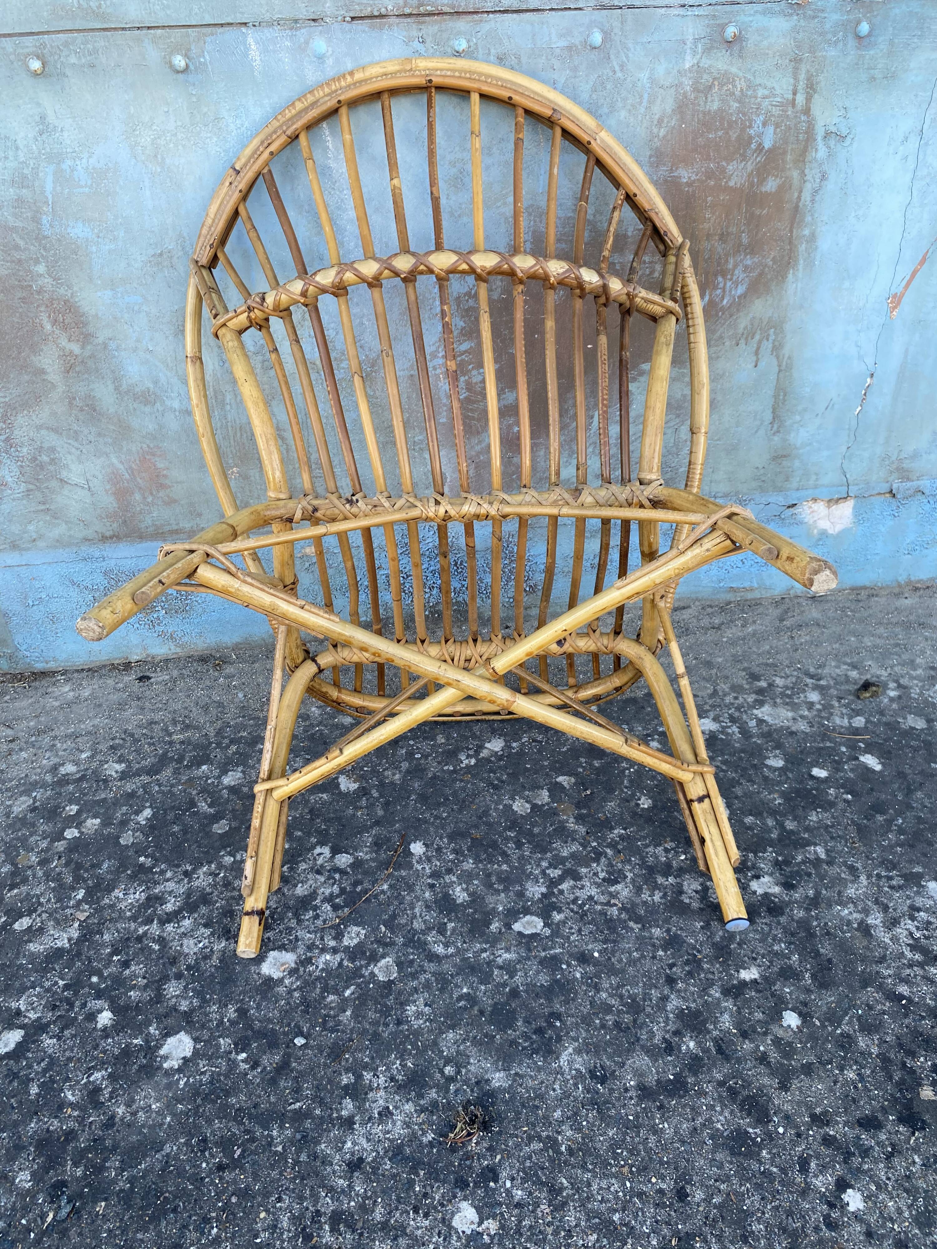 Fauteuil en rotin