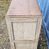 Ancien buffet vitré en teck