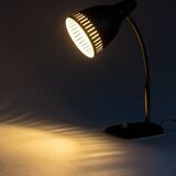 Metal and brass cocotte lamp, 1950s