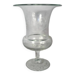 Vase Médicis  en verre