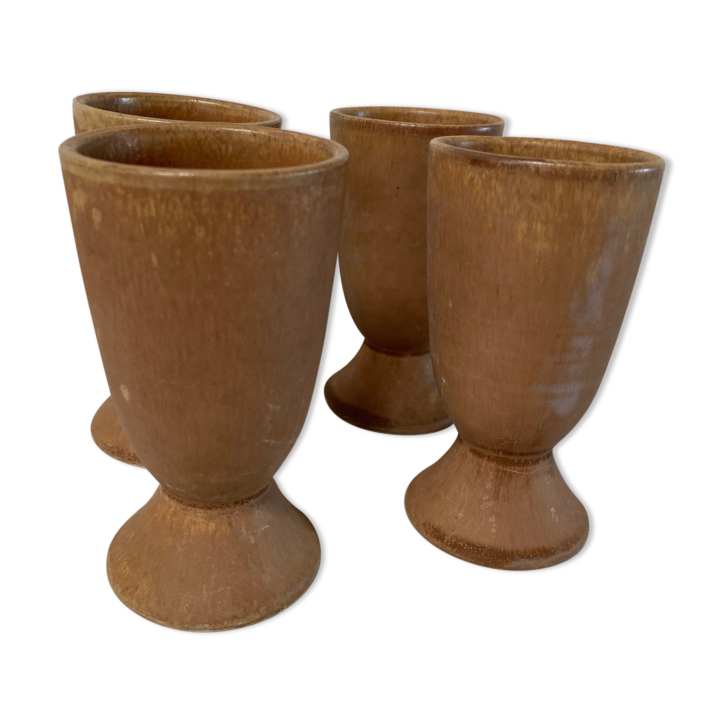 Set of 4 sandstone mug cups