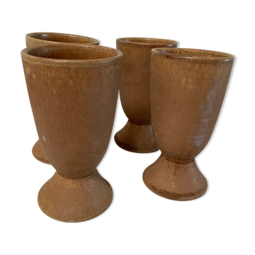 Set of 4 sandstone mug cups