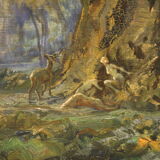 Tableau sur panneau signé Luigi Onetti et daté de 1925
