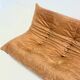 Ligne Roset Togo 3-seater in cognac leather
