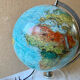 World map lamp Scan-globe Denmark vintage 1972 swivel & tiltable