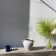 White ceramic flowerpot