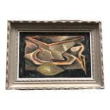 Tableau huile sur panneau signé Gino Gregori.
