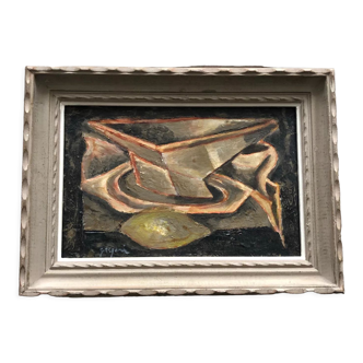 Oil painting on panel signed Gino Gregori.