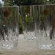 Set of 5 arques crystal orangeade glasses. villandry model.