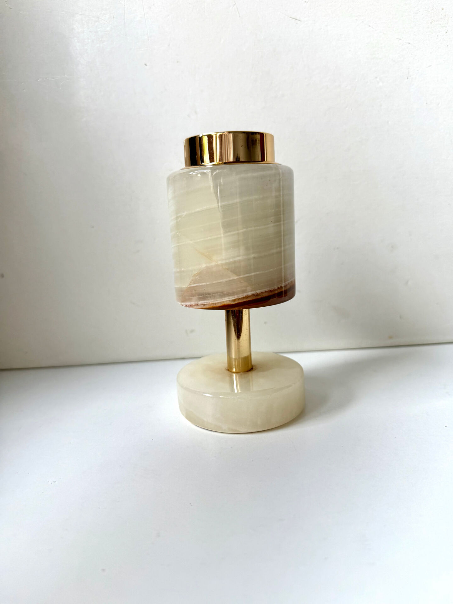 Vintage SAROME Japan Marble Onyx Table Lighter