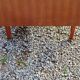 Vintage chest of drawers from the 50s/60s in golden mahogany 4 drawers feet bobbin