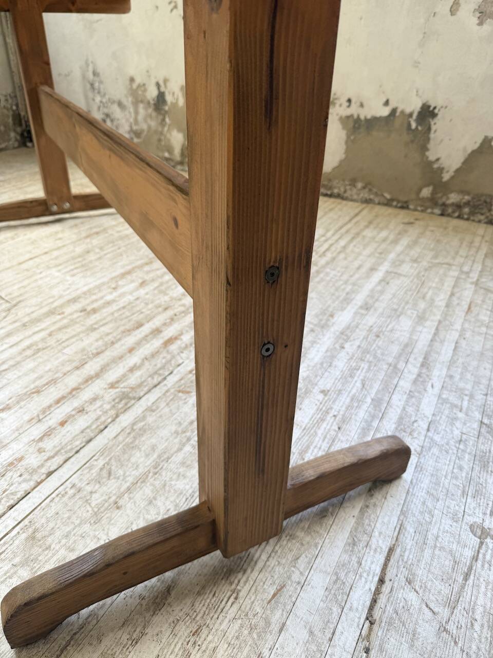 Perriand mountain furniture pine dining table