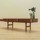 Danish teak sideboard 1970s – three drawers, mid-century modern