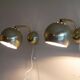 Paire d'appliques en laiton de Skeleftea 1970