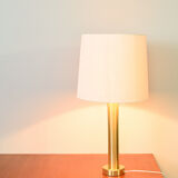 Lampe en laiton doré