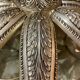 Art Deco ceiling light in bronze with 9 glass globes, France 1935