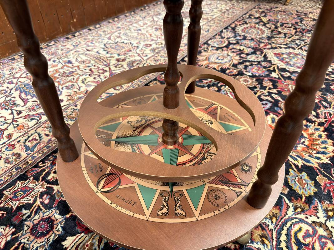 Classic Italian Zoffoli Floor Globe Bar