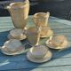 Antique coffee service signed
