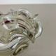 Murano Glass 1,1kg "FLORAL" Bowl Element Shell Ashtray Murano, Italy 1970s