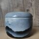 Blue covered pot with virebent