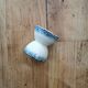 Coquetier diabolo ancien terre de fer