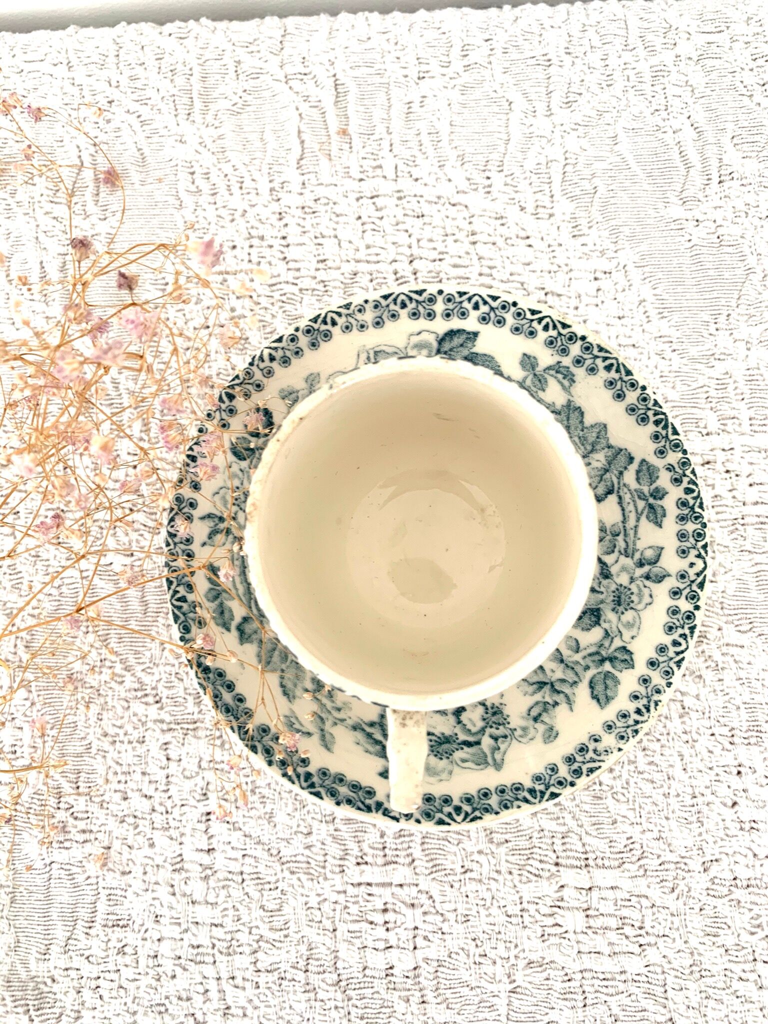 Old cup and saucer