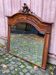 Renaissance mirror in solid carved oak, 19th century, 120x125cm