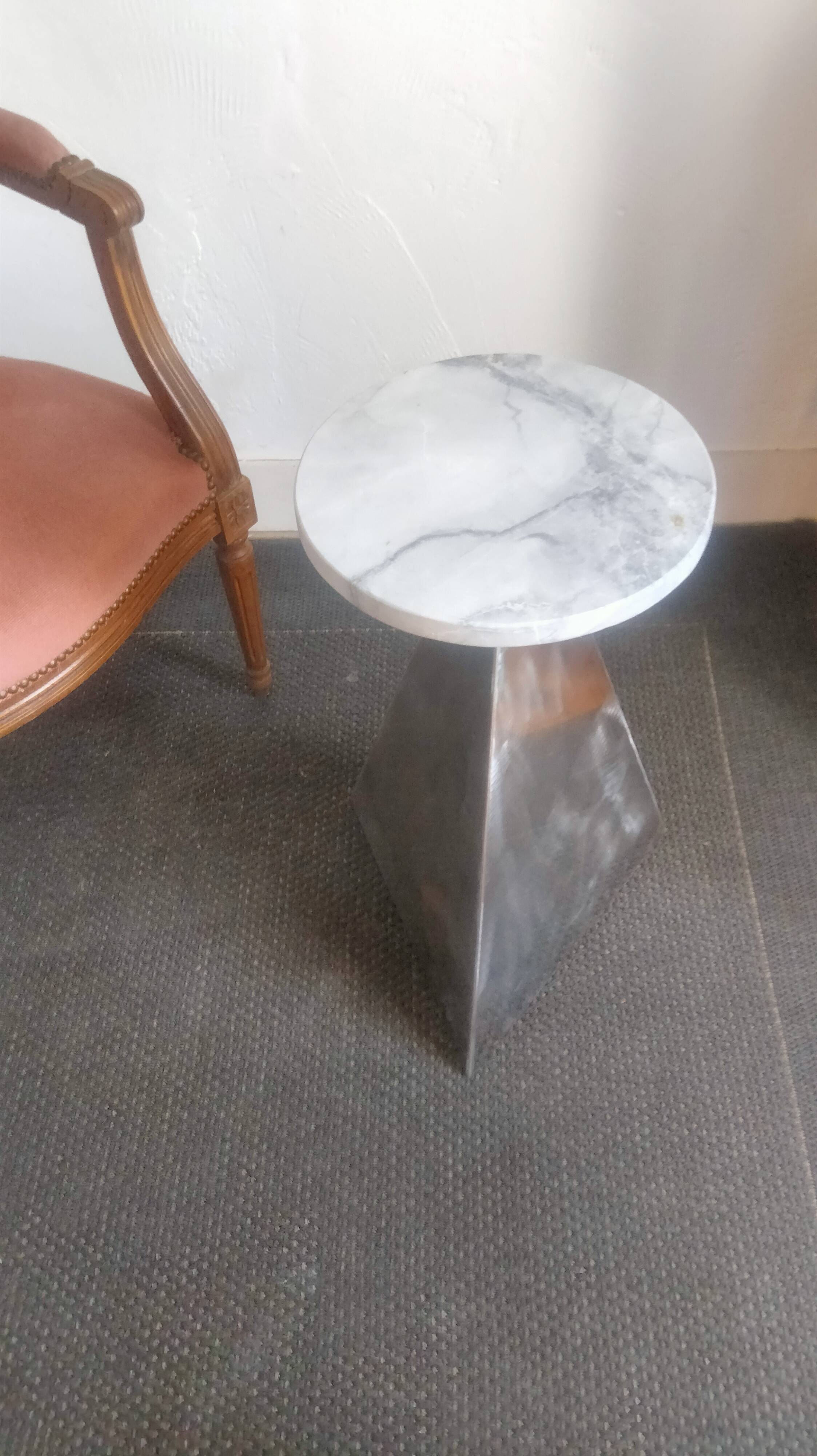 Steel and marble harness