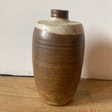Stoneware ceramic bottle carafe