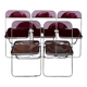 Lot de 5 chaises Plia - Giancarlo Piretti