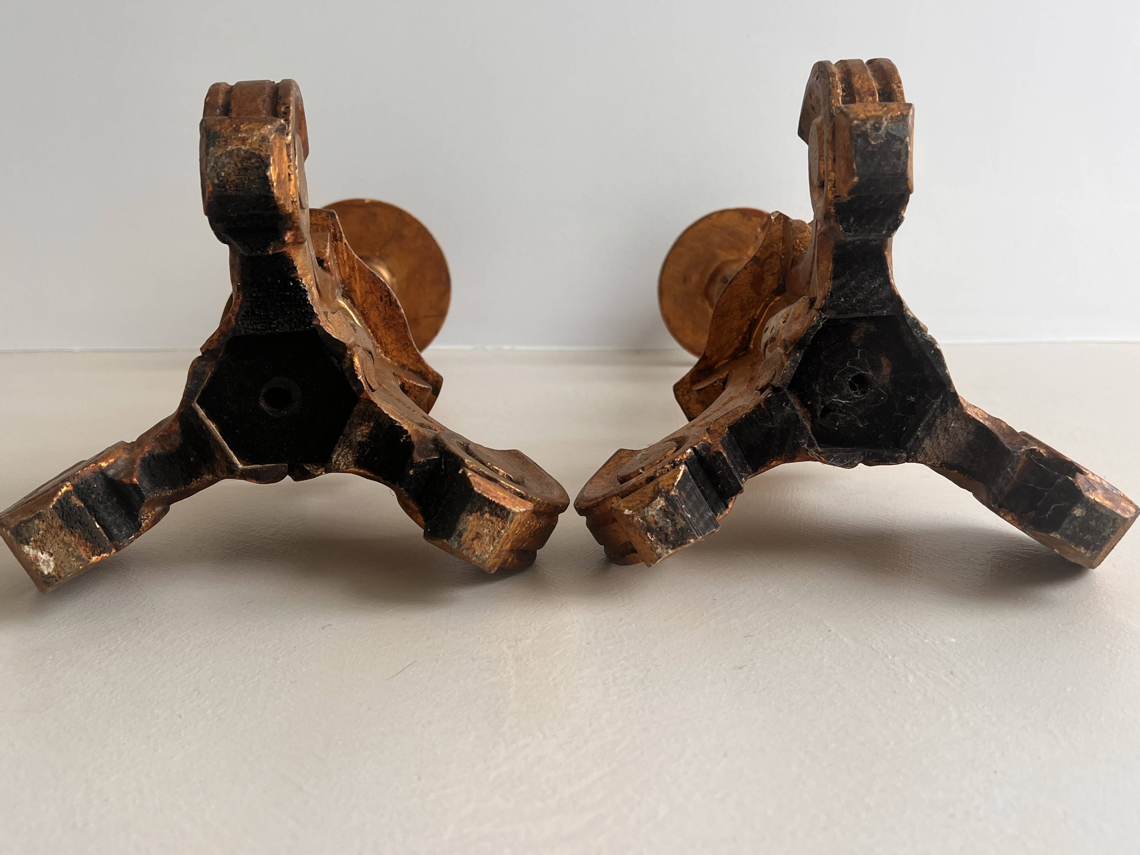 Pair of wall sconces, 18th century