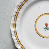 Set of 4 plates 3 identical 1 different same series