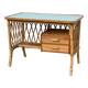 Vintage rattan desk 1960