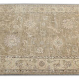 Beige Rug Handwoven Zieger Carpet 181x266cm