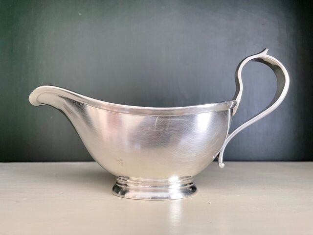 Silver metal sausage maker Detjen, 30s