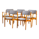 Model 49 oak armchairs by Erik Buch for O.D. Møbler