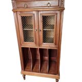 walnut music cabinet, filing cabinet