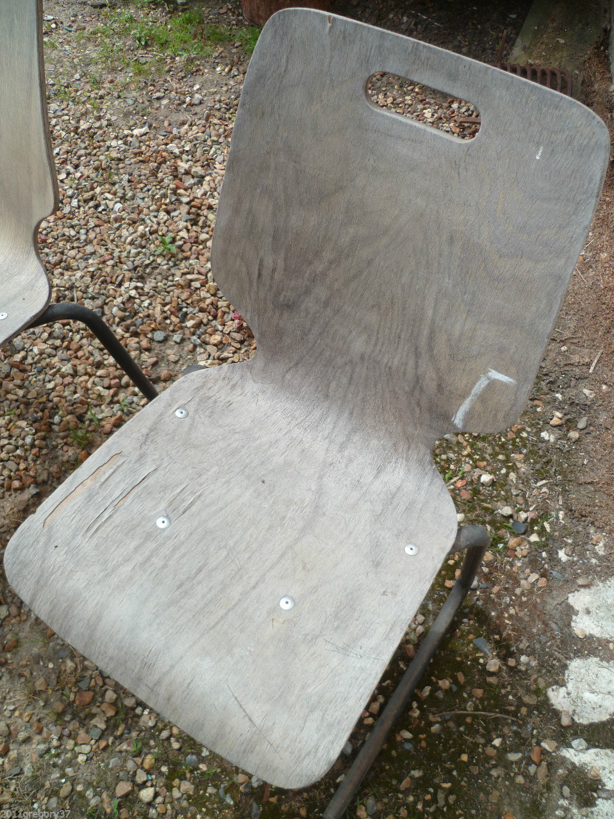 Lot de 7 chaises années 80