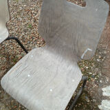 Lot of 7 chairs 80s
