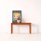 1960s teak rectangular coffee table