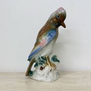 Lampe à parfum vintage en porcelaine oiseau, années 1950