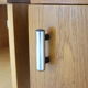1950s Set of  Oak Bauhaus Mirror Cabinet and Bedside Tables, Czechoslovakia