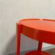 Desssert Prisunic orange - meuble d'appoint Prisunic - bout de canapé vintage -70s